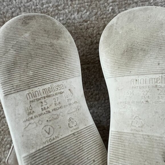 Mini Melissa Miffy Bunny Jump White Sandals Toddler Shoes 10 - Picture 2 of 9